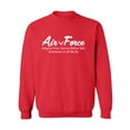 thumbnail image 1 of Air Force Core Values Crewneck Sweatshirt, 1 of 3