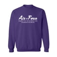 thumbnail image 1 of Air Force Core Values Crewneck Sweatshirt, 1 of 3