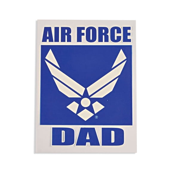 Air Force Dad Outside Window Decal 4.5" x 3.25"