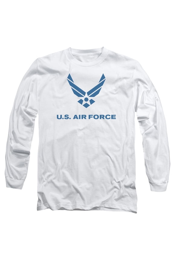 Air Force - Distressed Logo - Long Sleeve Shirt - X-Large