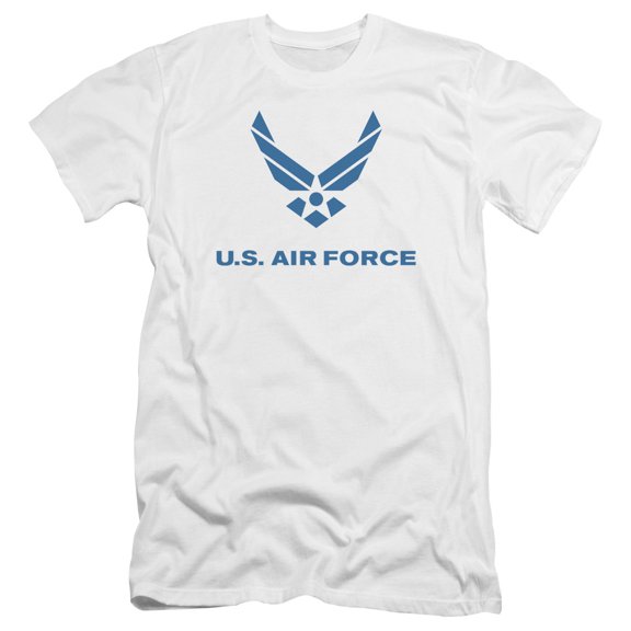 Air Force - Distressed Logo - Premium Slim Fit Short Sleeve Shirt - Small