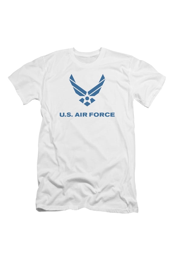 Air Force - Distressed Logo - Premium Slim Fit Short Sleeve Shirt - Small