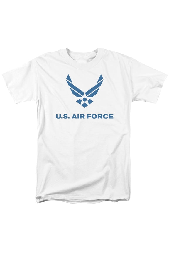Air Force Men's Distressed Logo T-shirt Medium White