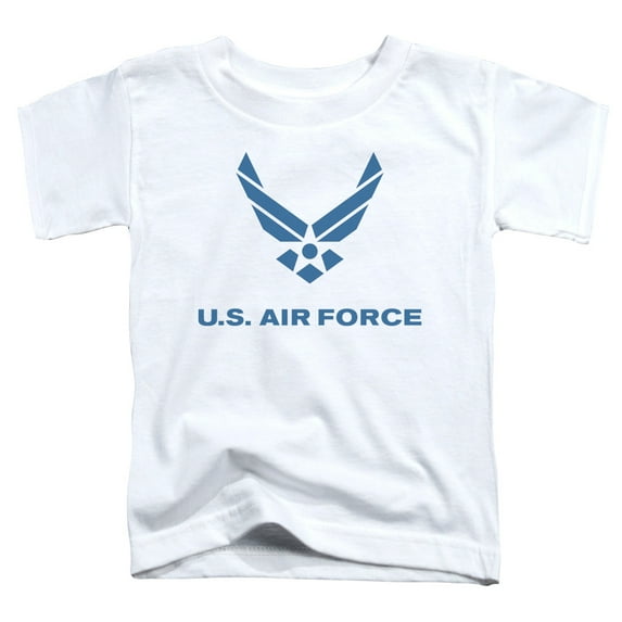 Air Force Little Boys' Distressed Logo Childrens T-shirt 3T White