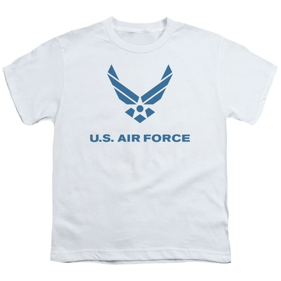 Air Force - Distressed Logo - Youth Short Sleeve Shirt - Medium