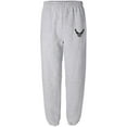 thumbnail image 1 of Air Force Eagle Emblem Elastic Bottom Sweatpants with black print, 1 of 2
