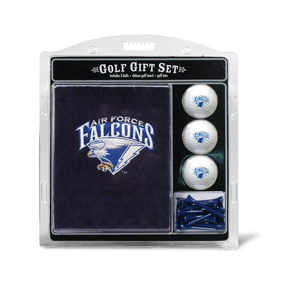 Team Golf NCAA AIR FORCE ACADEMY Embroidered Golf Towel - 3 Golf Ball and Golf Tee Set