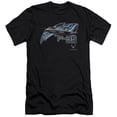 thumbnail image 1 of Air Force F35 Premium Canvas T-Shirt Adult Slim Fit 30/1 Black, 1 of 1