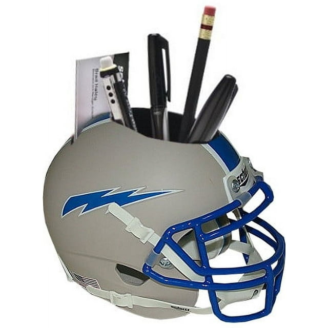 Air Force Falcons (Silver) NCAA Football Schutt Mini Helmet Desk Caddy