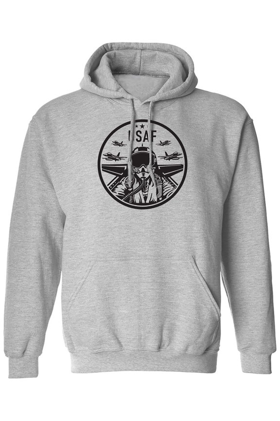 Air Force Fighter Jet Adult Hooded Sweatshirt
