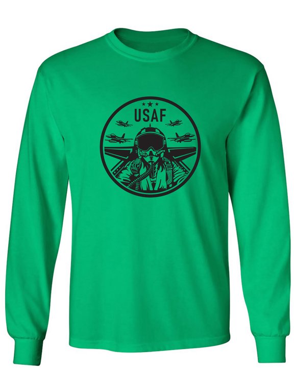 Air Force Fighter Jet Adult Long Sleeve T-shirt
