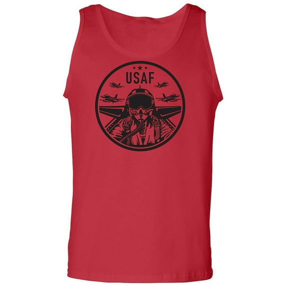 Air Force Fighter Jet Adult Tank Top