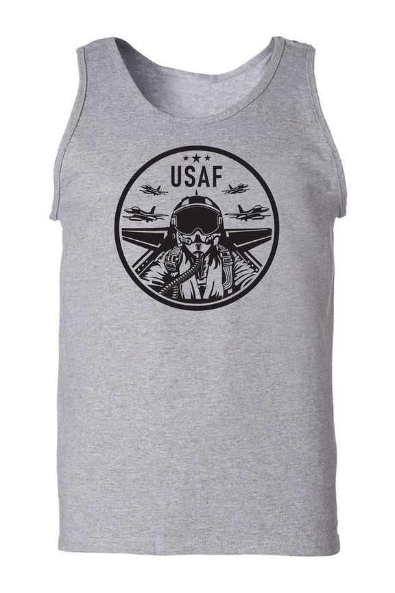 Air Force Fighter Jet Adult Tank Top