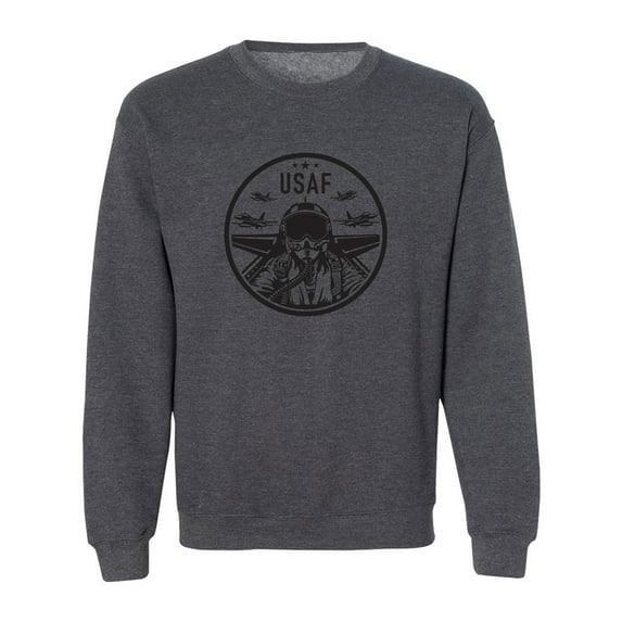 Air Force Fighter Jet Crewneck Sweatshirt