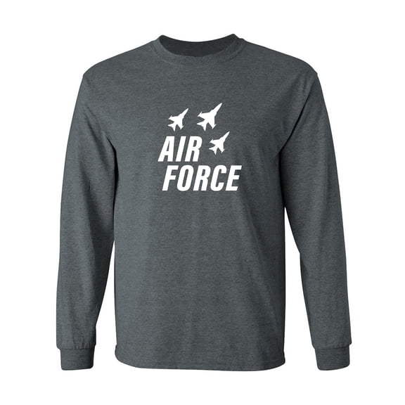 Air Force Fighter Planes Adult Long Sleeve T-shirt