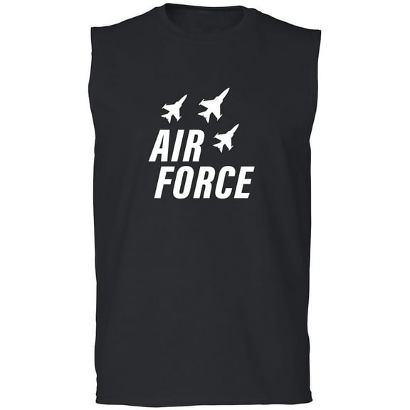 Air Force Fighter Planes Adult Sleeveless Tee