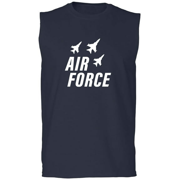 Air Force Fighter Planes Adult Sleeveless Tee