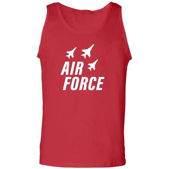 Air Force Fighter Planes Adult Tank Top