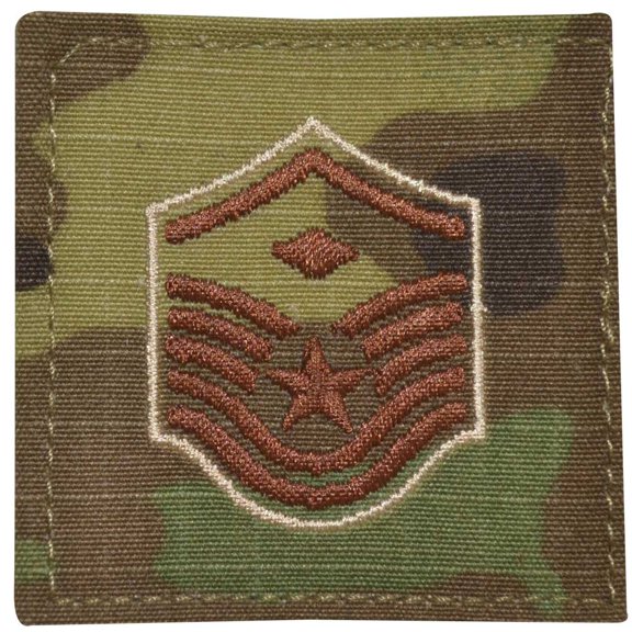 Air Force First Sergeant Rank OCP/Scorpion with Hook and Loop