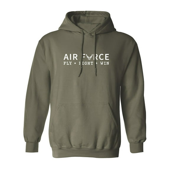 Air Force Fly Fight Win Adult Hooded Sweatshirt