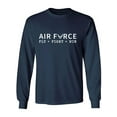 thumbnail image 1 of Air Force Fly Fight Win Adult Long Sleeve T-shirt, 1 of 3