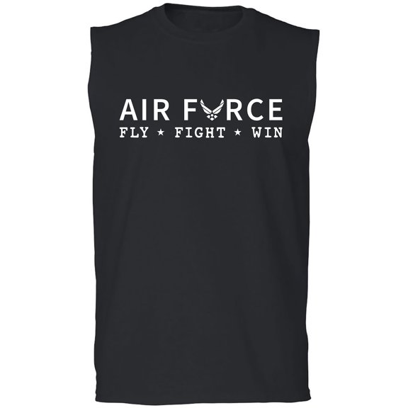Air Force Fly Fight Win Adult Sleeveless Tee