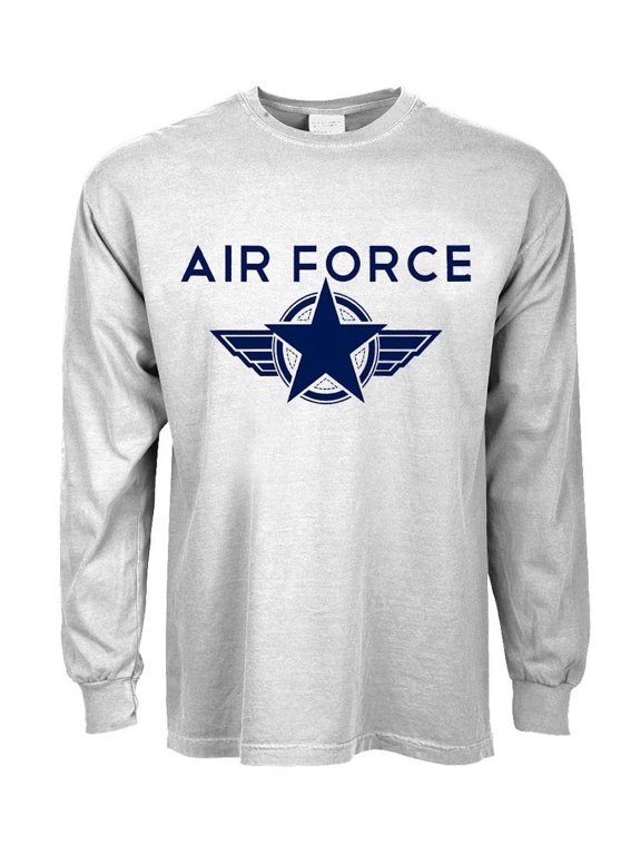 Air Force Gear Gifts T-shirt Long Sleeve Mens