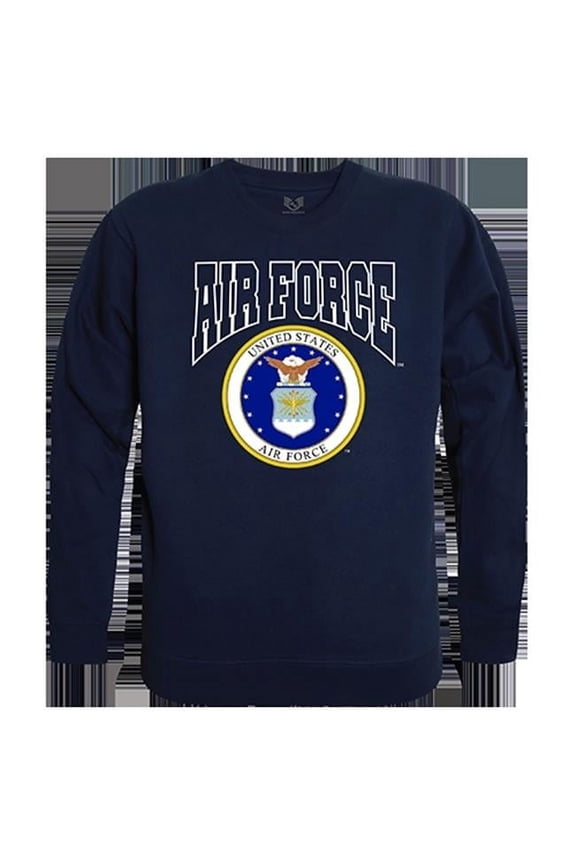 Air Force Graphic Crewneck Sweatshirt, Navy - Extra Large