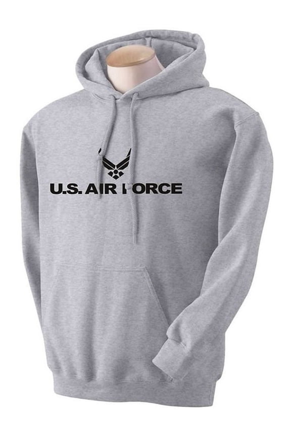 Air Force Hooded Sweatshirt in Gray