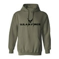 thumbnail image 1 of Air Force Hooded Sweatshirt in Military Green, 1 of 3