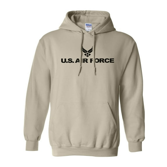 Air Force Hooded Sweatshirt in Sand