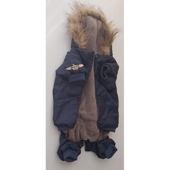Air Force Hoodie Faux Fur Baby Suitunion Size XL Navy
