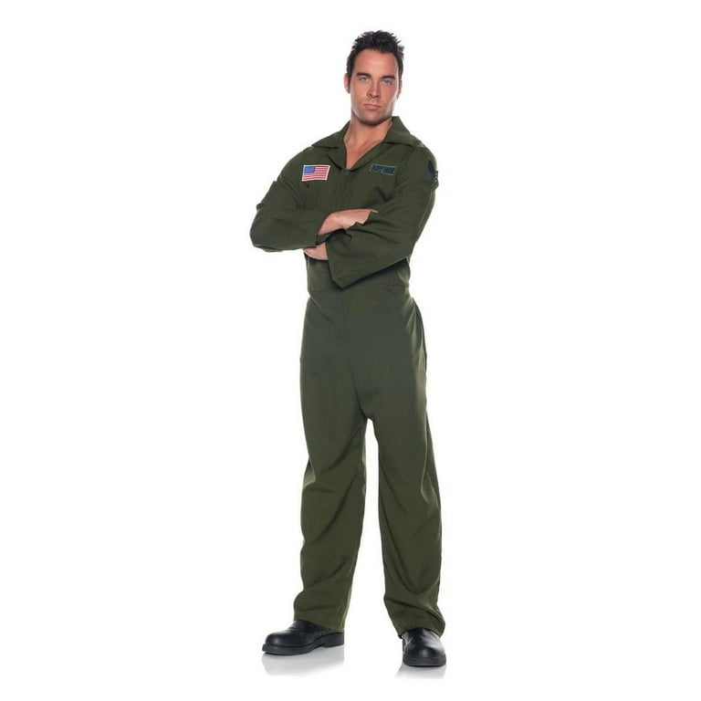Underwraps Air Force Jumpsuit Costume Adult One Size Fits Most