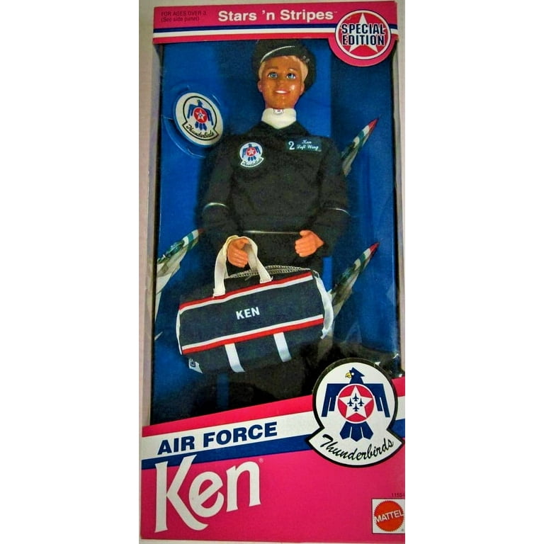 Air Force Ken Thunderbirds Barbie Stars 'n Stripes 1993 Special Edition  #11554