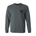 thumbnail image 1 of Air Force Left Chest Adult Long Sleeve T-shirt, 1 of 3