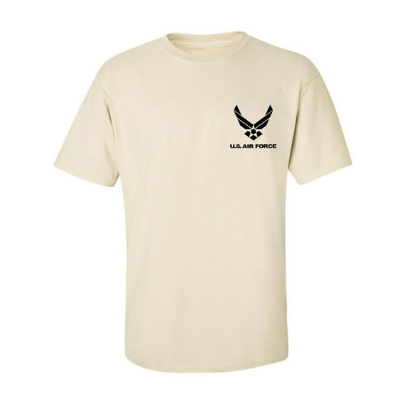 Air Force Left Chest Adult Short Sleeve T-shirt