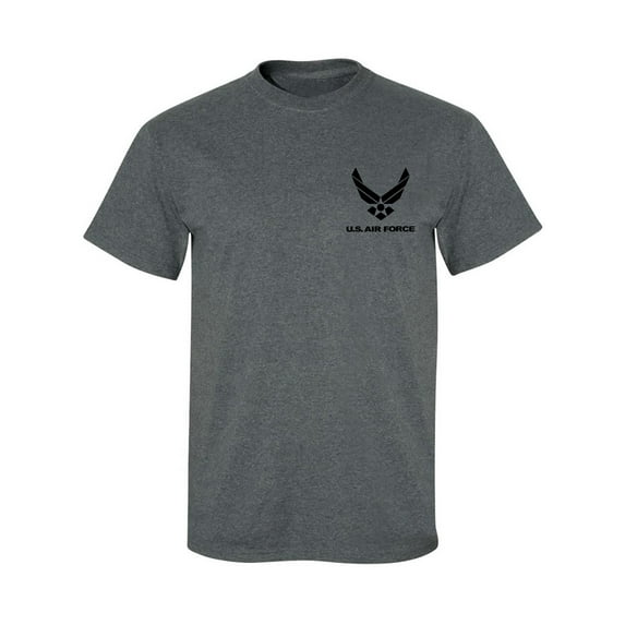 Air Force Left Chest Adult Short Sleeve T-shirt