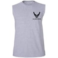thumbnail image 1 of Air Force Left Chest Adult Sleeveless Tee, 1 of 4