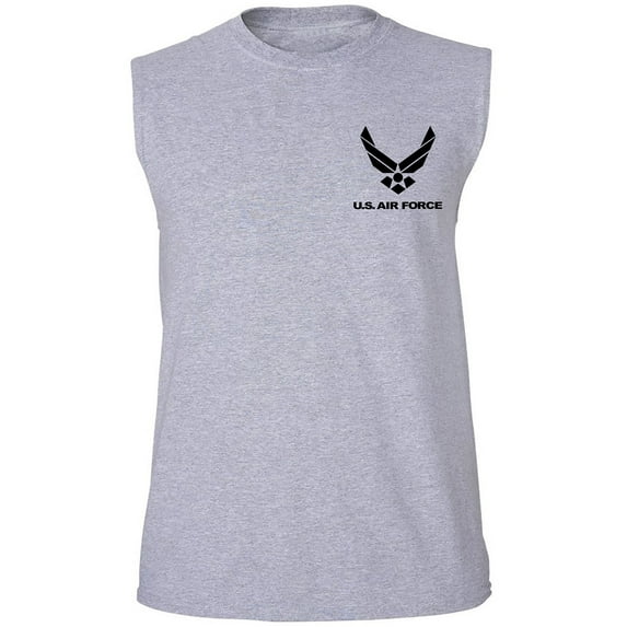Air Force Left Chest Adult Sleeveless Tee