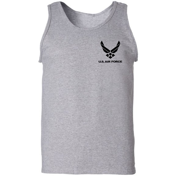 Air Force Left Chest Adult Tank Top