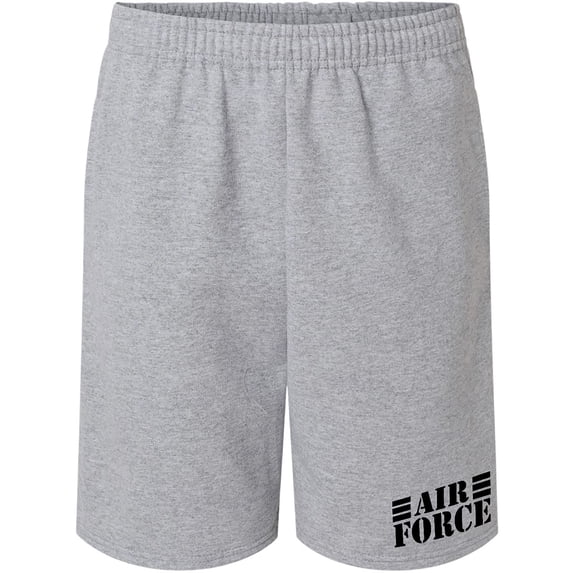 Air Force Lines Black Ink Super-comfort sweatshorts