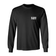 thumbnail image 1 of Air Force Lines White Ink Adult Long Sleeve T-shirt, 1 of 3