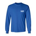 thumbnail image 1 of Air Force Lines White Ink Adult Long Sleeve T-shirt, 1 of 3