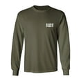 thumbnail image 1 of Air Force Lines White Ink Adult Long Sleeve T-shirt, 1 of 3