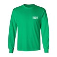thumbnail image 1 of Air Force Lines White Ink Adult Long Sleeve T-shirt, 1 of 3