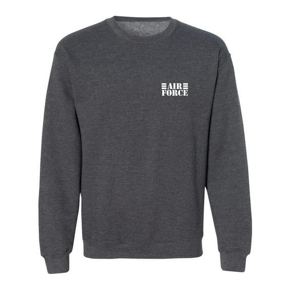 Air Force Lines White Ink Crewneck Sweatshirt