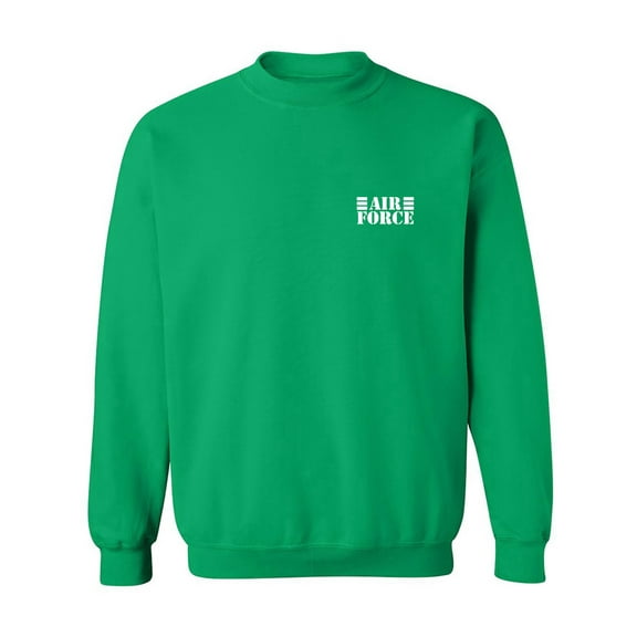 Air Force Lines White Ink Crewneck Sweatshirt