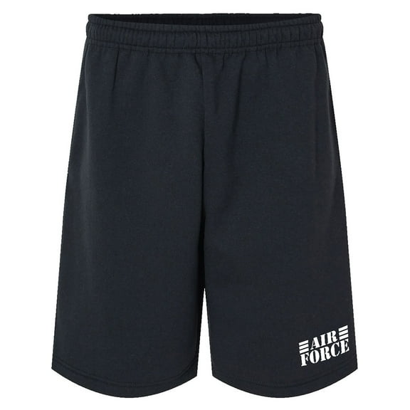 Air Force Lines White Print Super-comfort sweatshorts