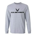 thumbnail image 1 of Air Force Long Sleeve T-Shirt in gray, 1 of 3