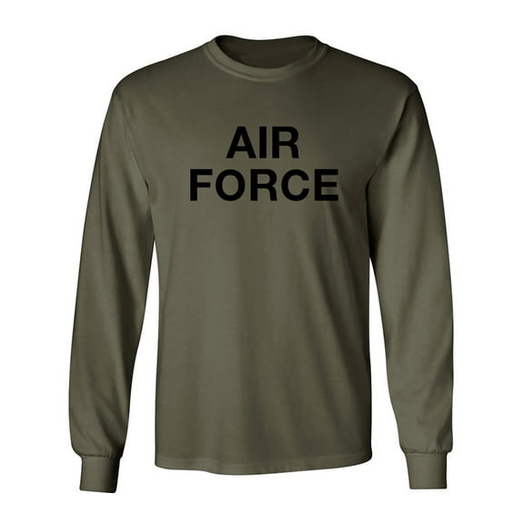 Air Force Long Sleeve T-Shirt in military green